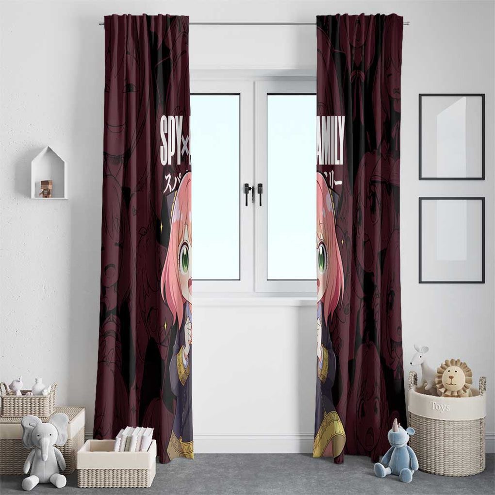 Anya - Spy x Family Window Curtain Anime Style