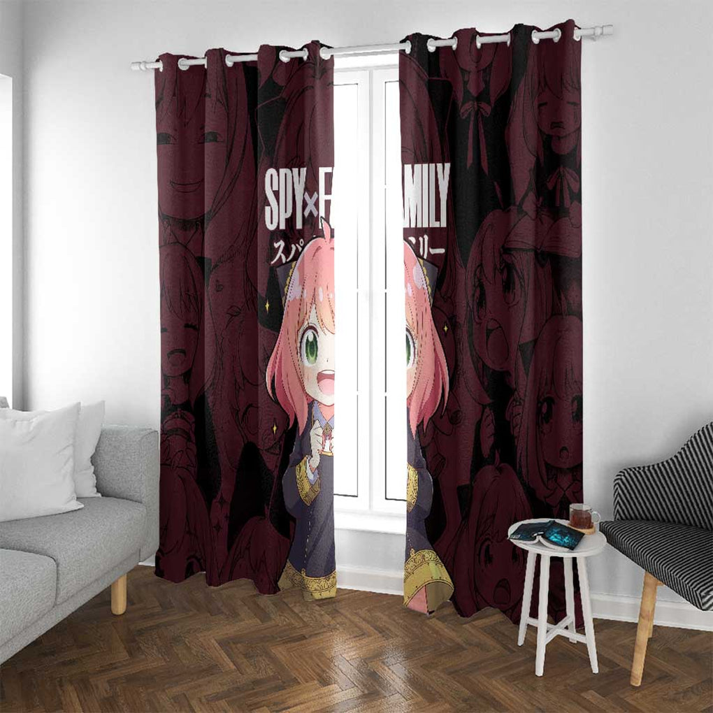 Anya - Spy x Family Window Curtain Anime Style