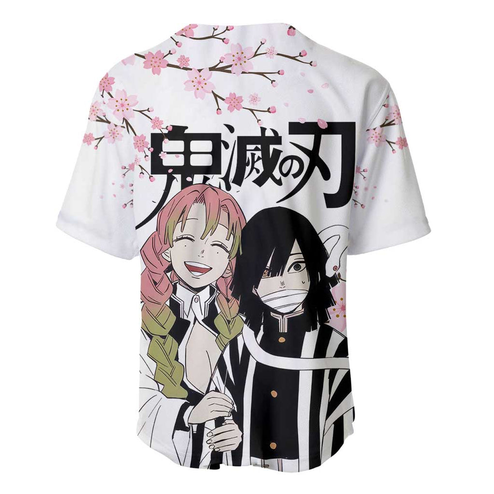 Mutsuri And Obanai - Demon Slayer Baseball Jersey Anime Style