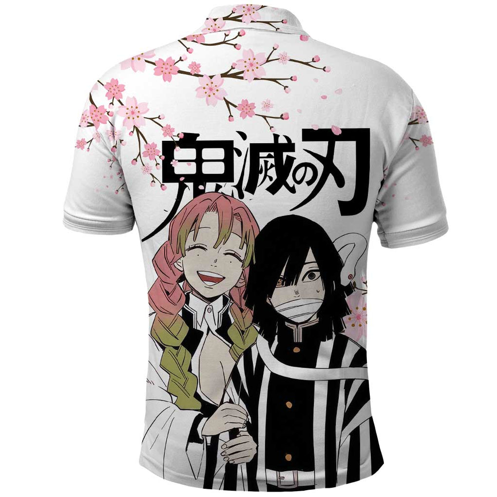 Mutsuri And Obanai - Demon Slayer Polo Shirt Anime Style