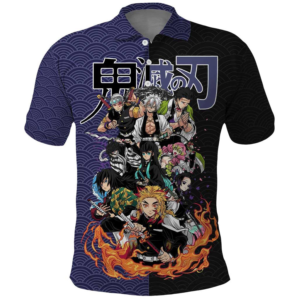Hashira Team - Demon Slayer Polo Shirt Anime Style