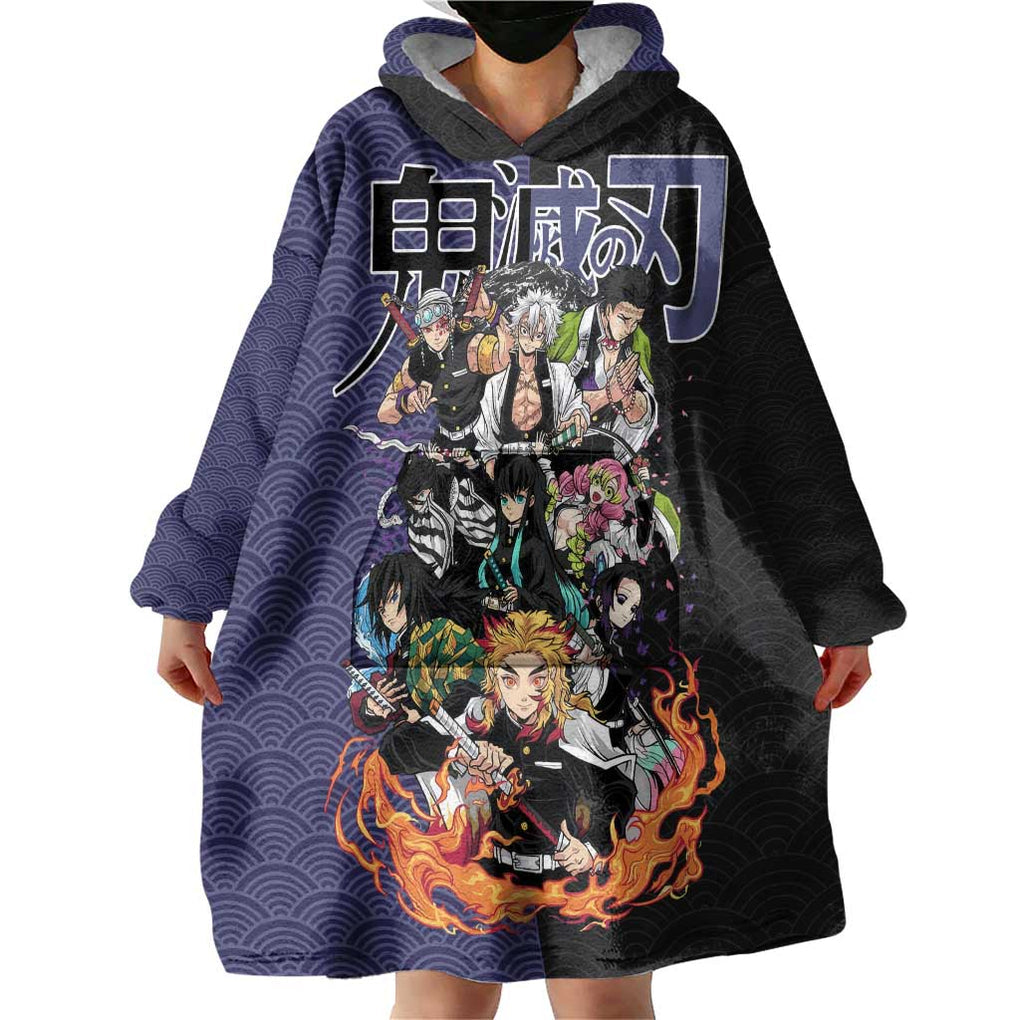 Hashira Team - Demon Slayer Wearable Blanket Hoodie Anime Style