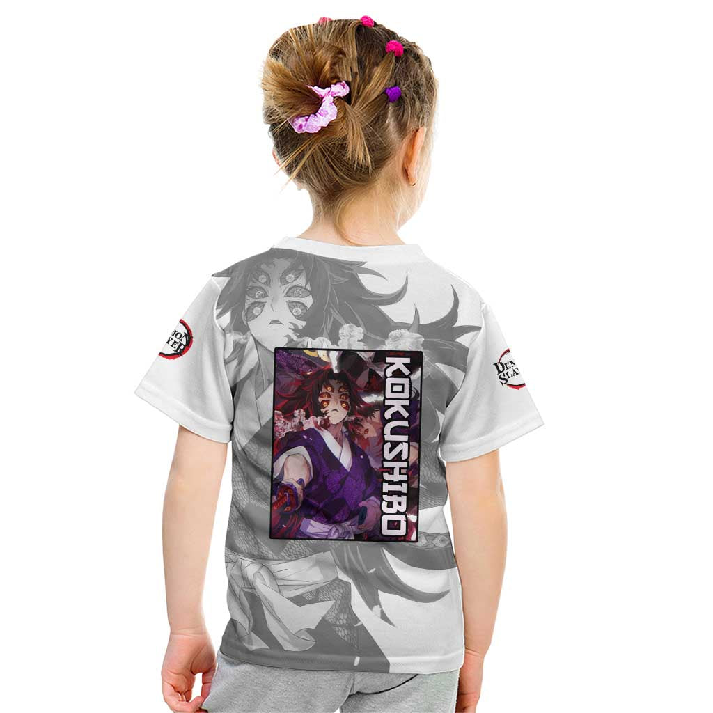 Kokushibo - Kimesu No Yaiba Kid T Shirt Japan Anime Style TS04
