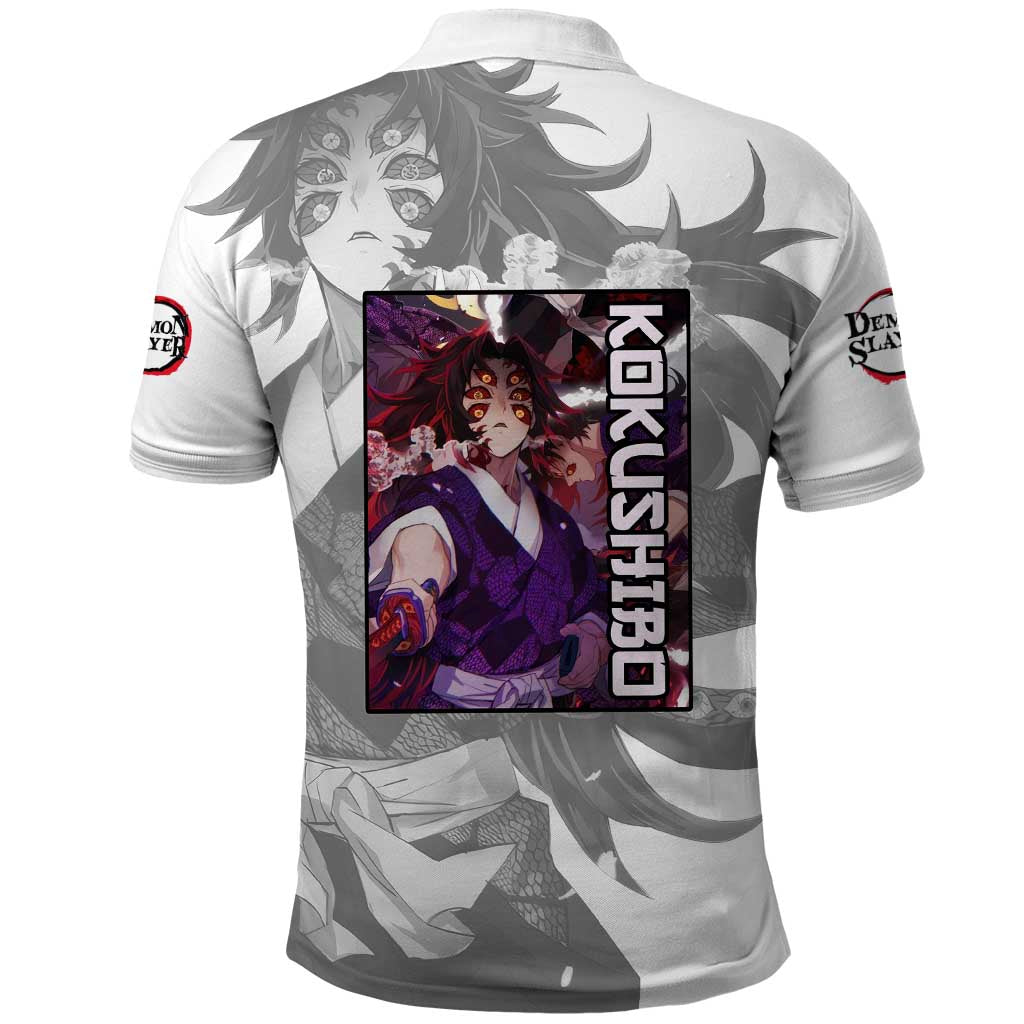 Kokushibo - Kimesu No Yaiba Polo Shirt Japan Anime Style TS04