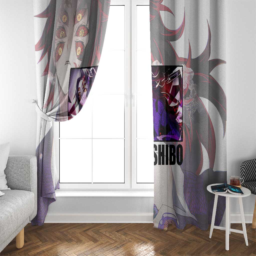 Kokushibo - Kimesu No Yaiba Window Curtain Japan Anime Style TS04