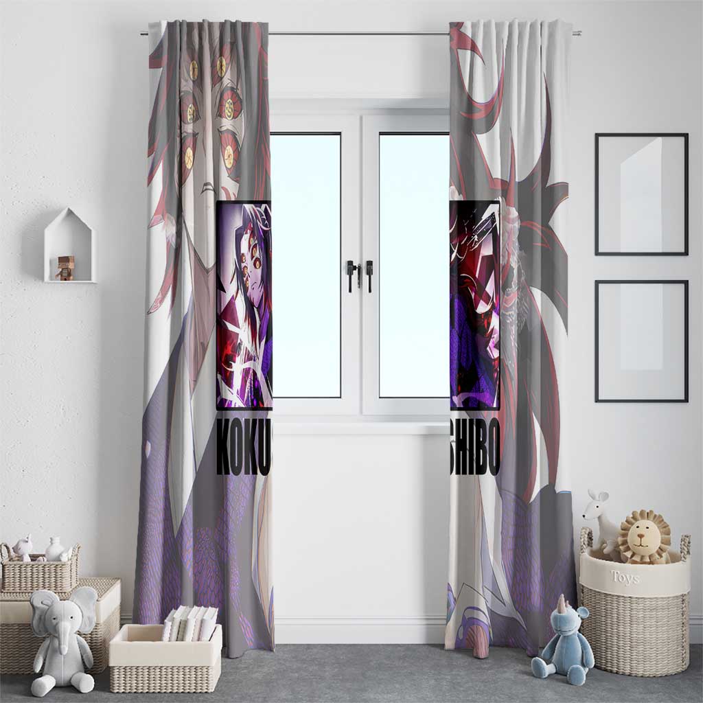 Kokushibo - Kimesu No Yaiba Window Curtain Japan Anime Style TS04