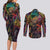 Trippy Cloud Strife Final Fantasy 7 Couples Matching Long Sleeve Bodycon Dress and Long Sleeve Button Shirt Trippy Style