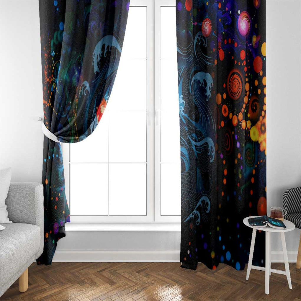 Sea Creatures Ponyo Studio Ghibli Window Curtain Trippy Style
