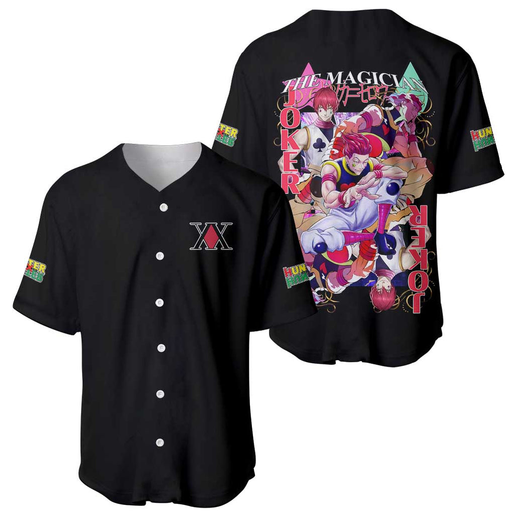 Hisoka V2 Hunter x Hunter Baseball Jersey Anime Style