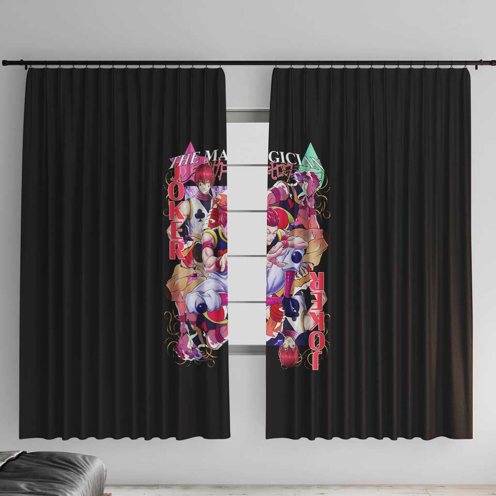 Hisoka V2 Hunter x Hunter Window Curtain Anime Style