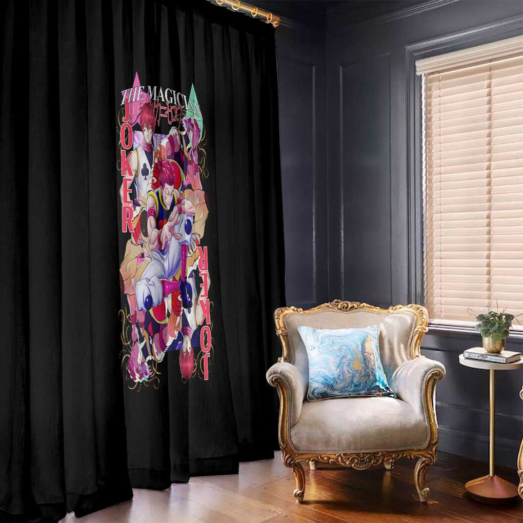 Hisoka V2 Hunter x Hunter Window Curtain Anime Style