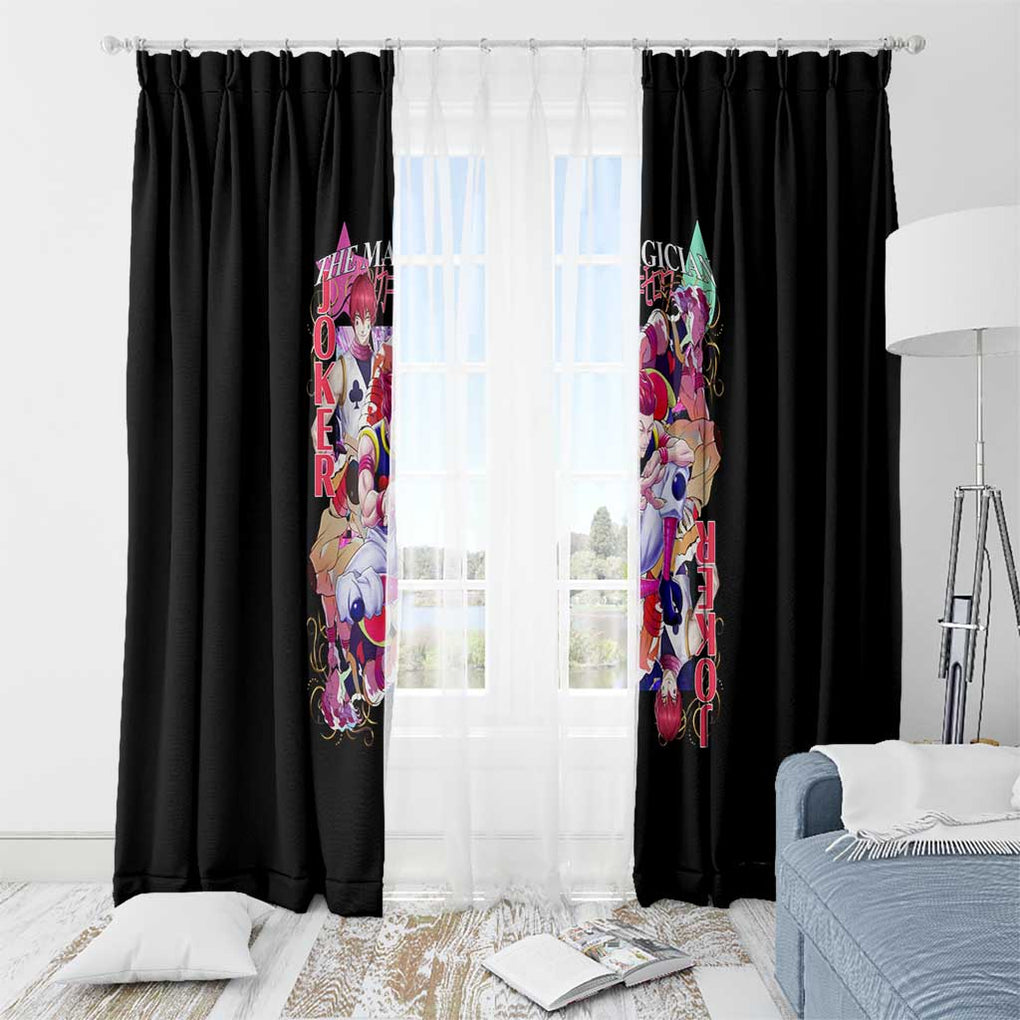 Hisoka V2 Hunter x Hunter Window Curtain Anime Style