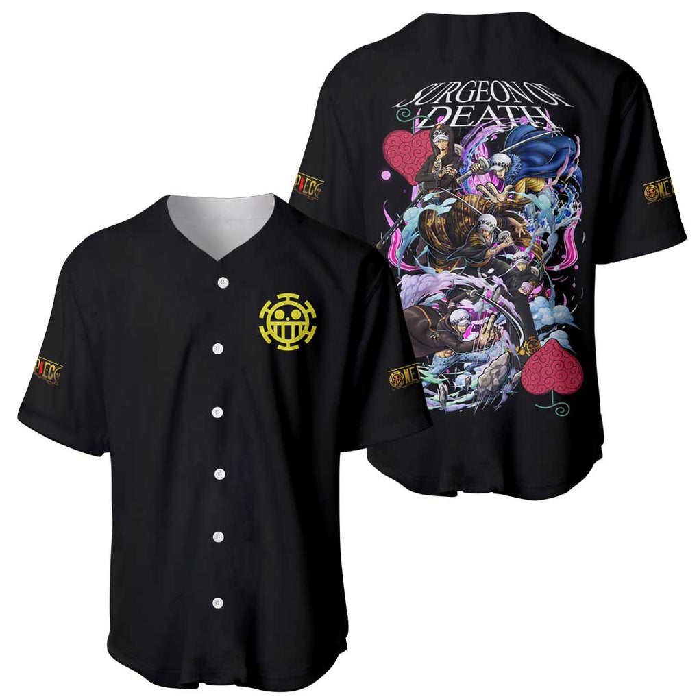 Trafalgar D. Law V4 One Piece Baseball Jersey Anime Style