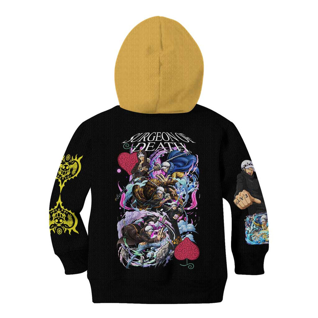 Trafalgar D. Law V4 One Piece Kid Hoodie Anime Style