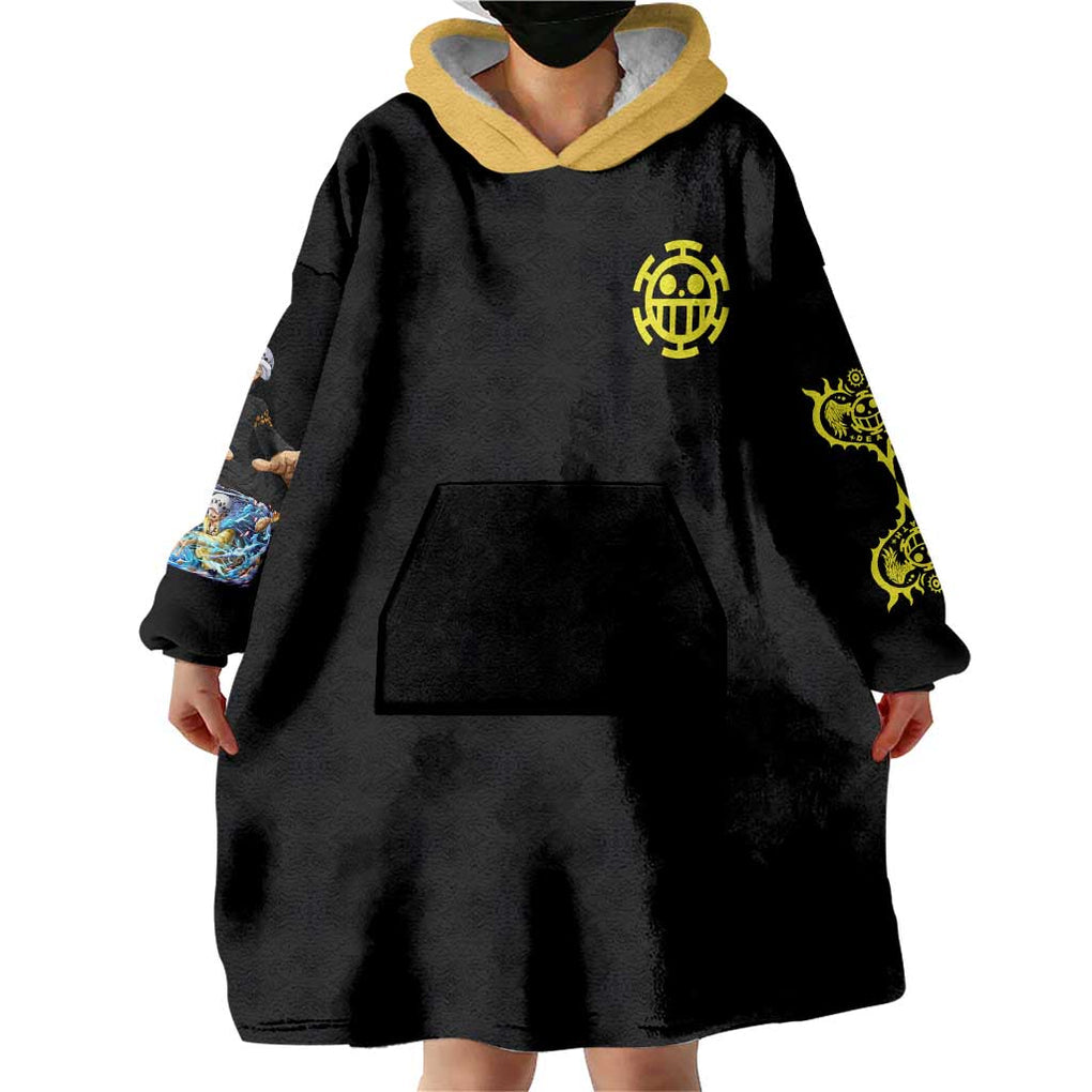 Trafalgar D. Law V4 One Piece Wearable Blanket Hoodie Anime Style