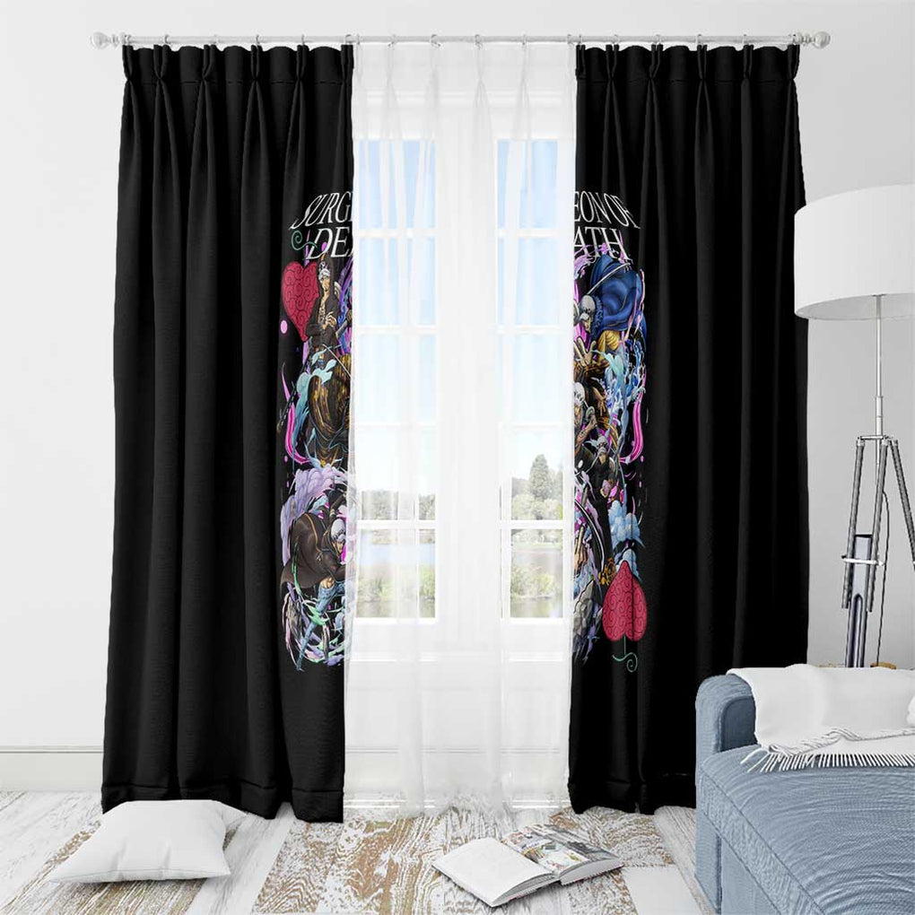 Trafalgar D. Law V4 One Piece Window Curtain Anime Style