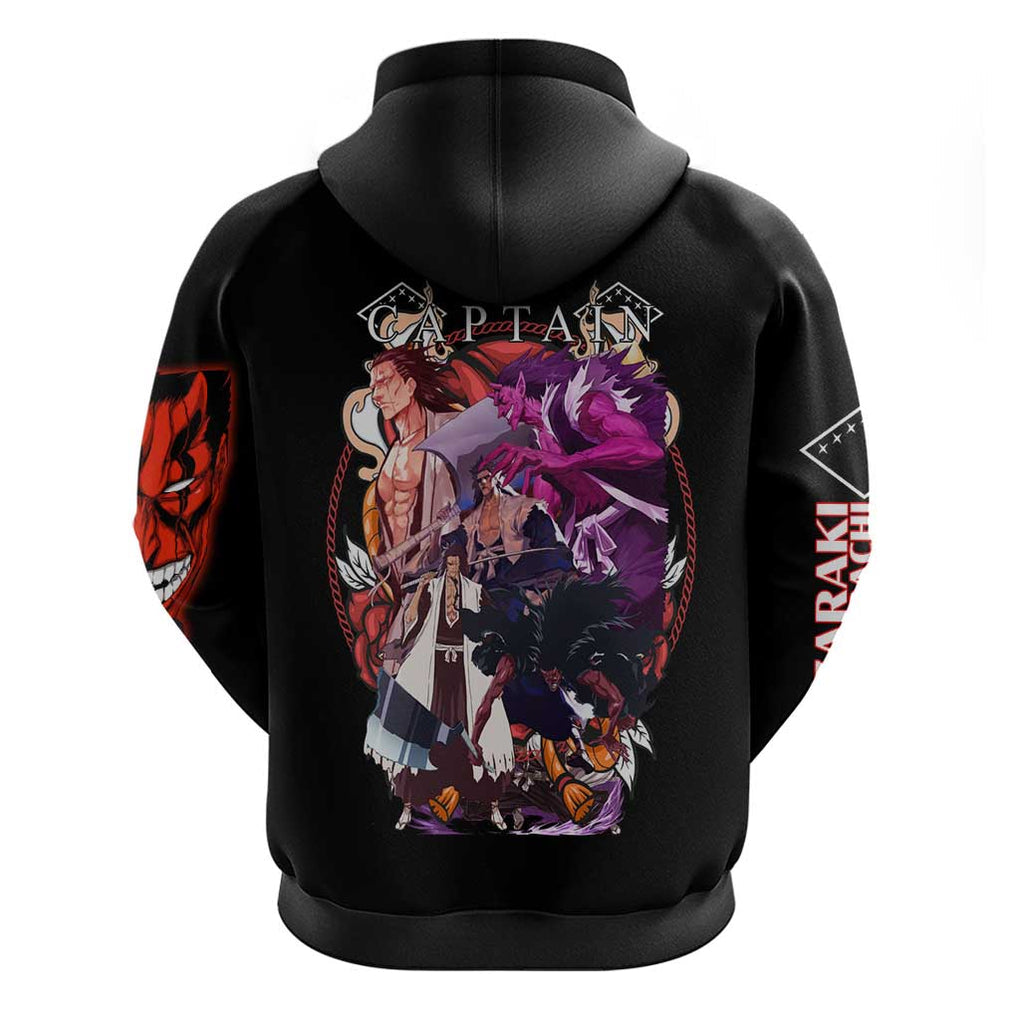 Zaraki Kenpachi V4 Bleach Hoodie Anime Style