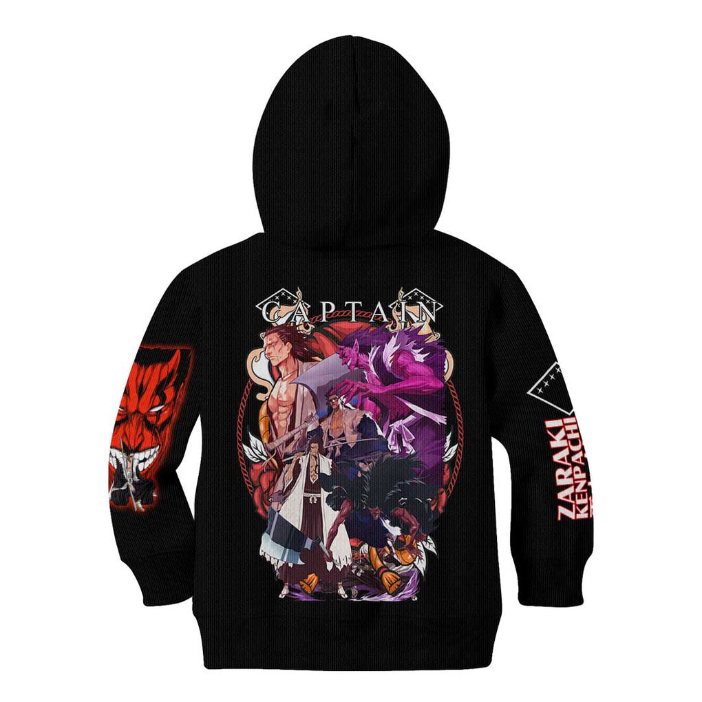 Zaraki Kenpachi V4 Bleach Kid Hoodie Anime Style