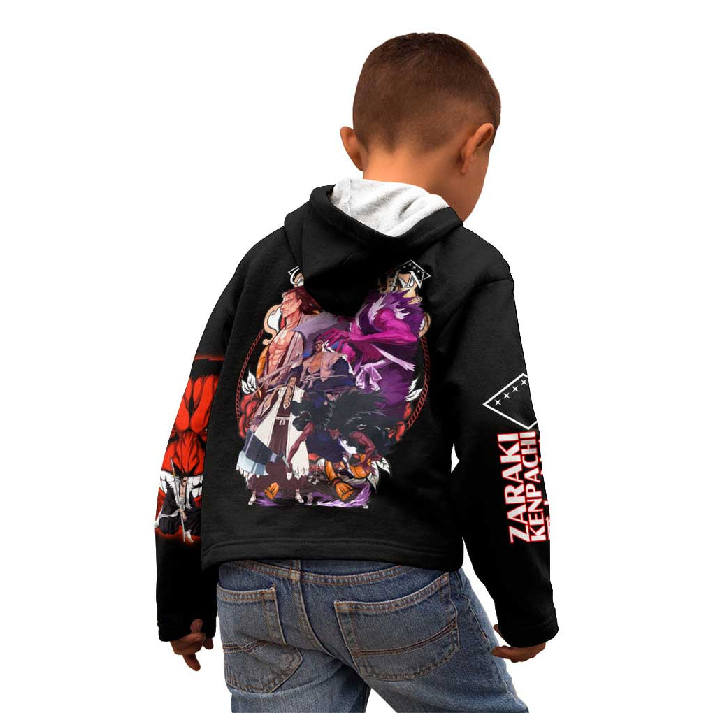 Zaraki Kenpachi V4 Bleach Kid Hoodie Anime Style