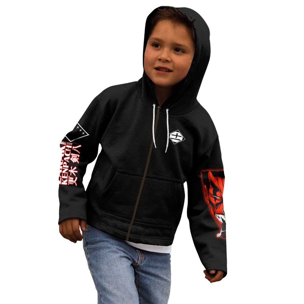 Zaraki Kenpachi V4 Bleach Kid Hoodie Anime Style