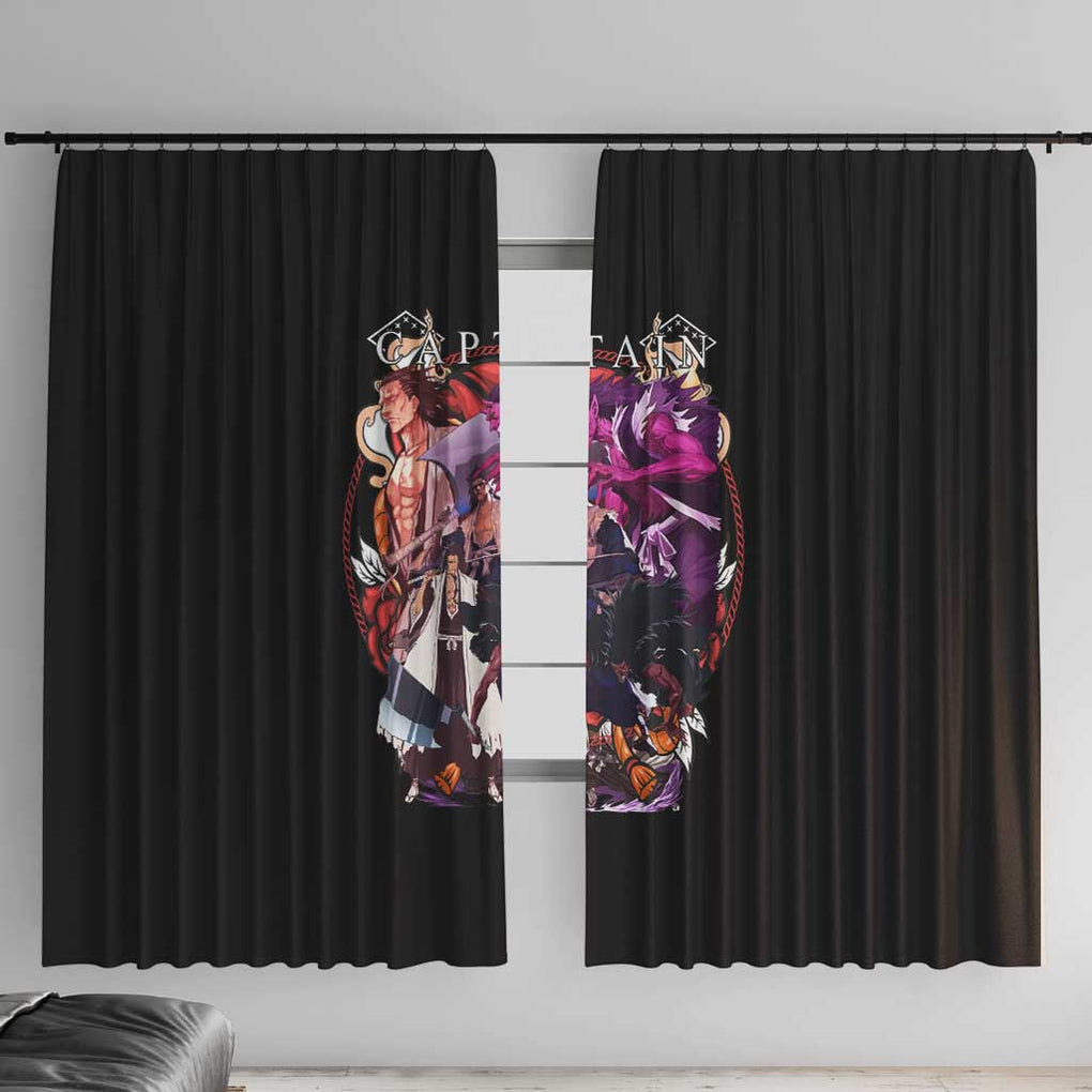Zaraki Kenpachi V4 Bleach Window Curtain Anime Style