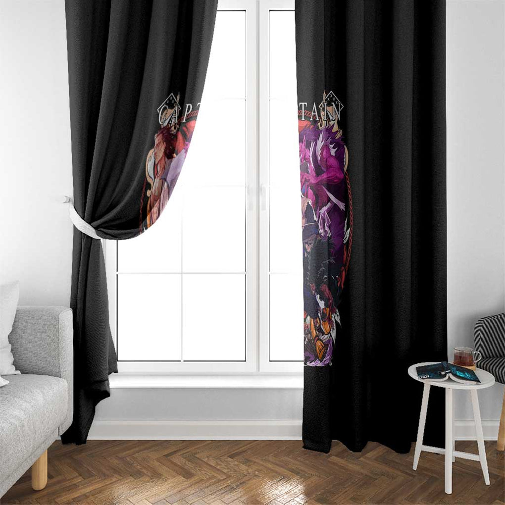 Zaraki Kenpachi V4 Bleach Window Curtain Anime Style