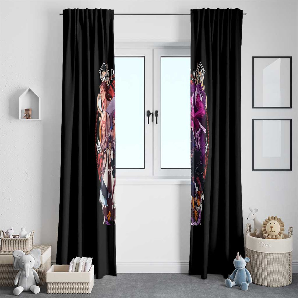 Zaraki Kenpachi V4 Bleach Window Curtain Anime Style