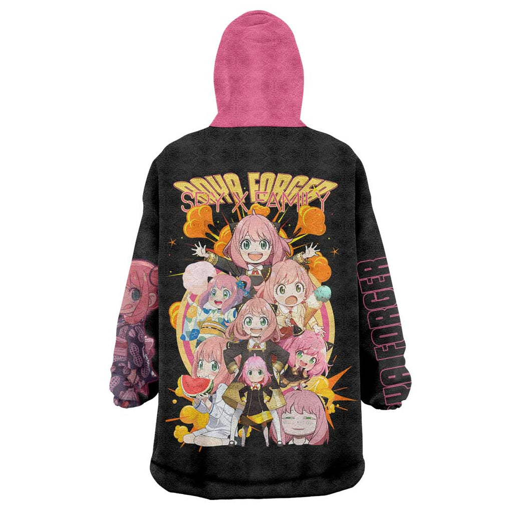 Anya Forger V2 Spy x Family Wearable Blanket Hoodie Anime Style