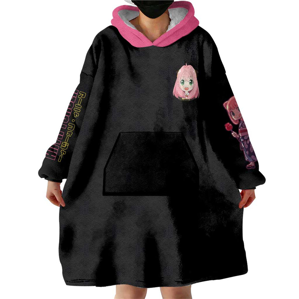 Anya Forger V2 Spy x Family Wearable Blanket Hoodie Anime Style