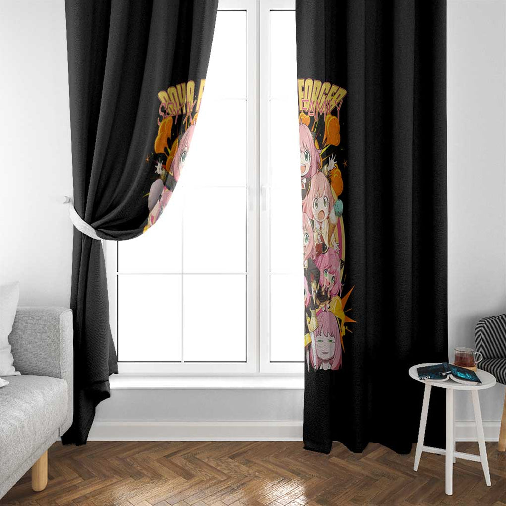 Anya Forger V2 Spy x Family Window Curtain Anime Style