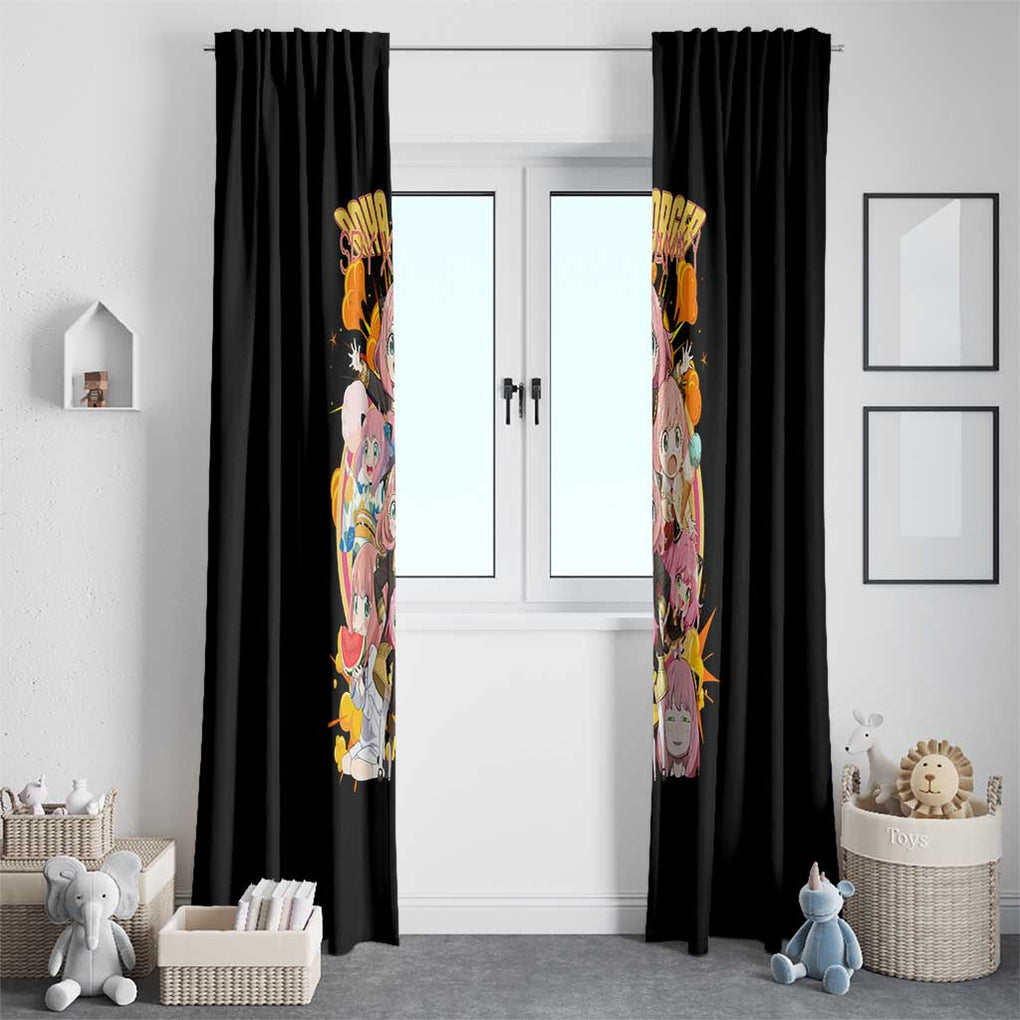 Anya Forger V2 Spy x Family Window Curtain Anime Style