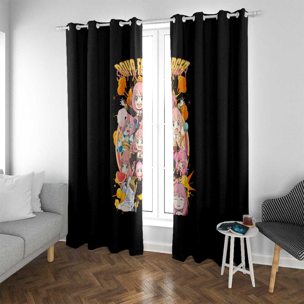 Anya Forger V2 Spy x Family Window Curtain Anime Style