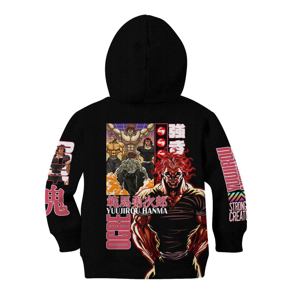 Yuujirou Hanma Baki Kid Hoodie Anime Style