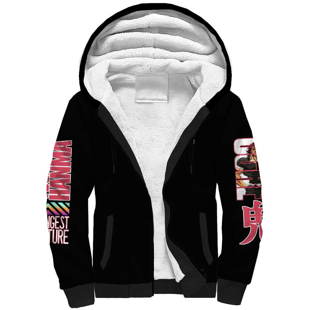 Yuujirou Hanma Baki Sherpa Hoodie Anime Style