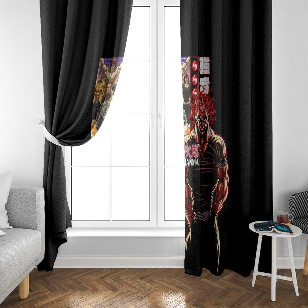 Yuujirou Hanma Baki Window Curtain Anime Style
