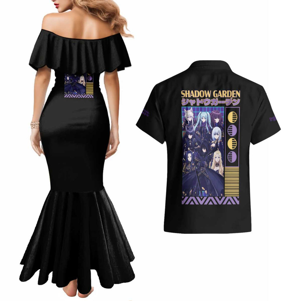 Shadow Garden The Eminence in Shadow Couples Matching Mermaid Dress and Hawaiian Shirt Anime Style