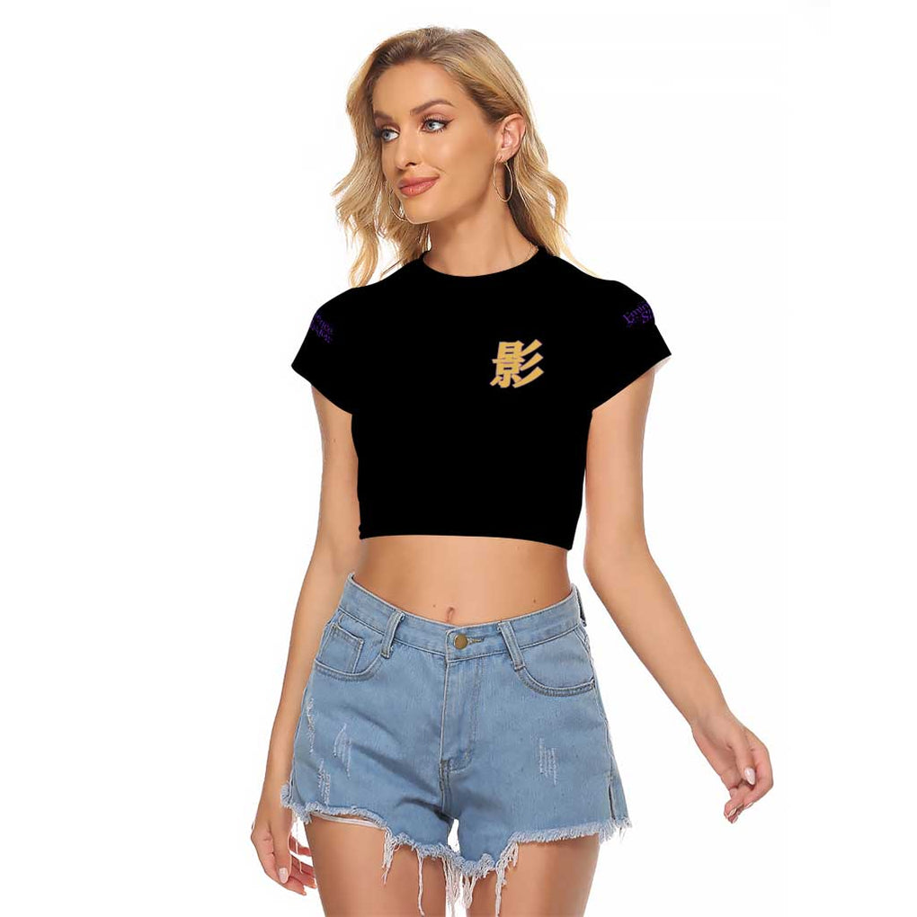 Shadow Garden The Eminence in Shadow Raglan Cropped T Shirt Anime Style