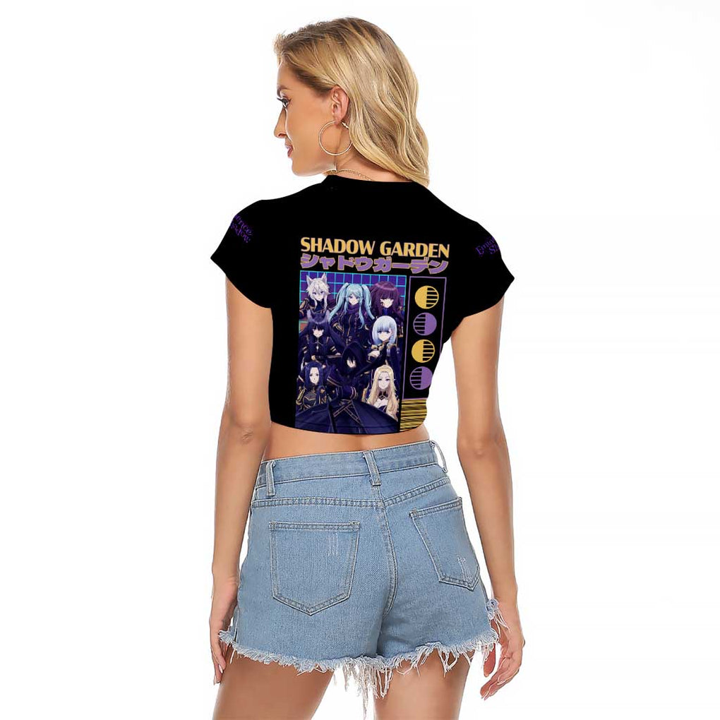 Shadow Garden The Eminence in Shadow Raglan Cropped T Shirt Anime Style