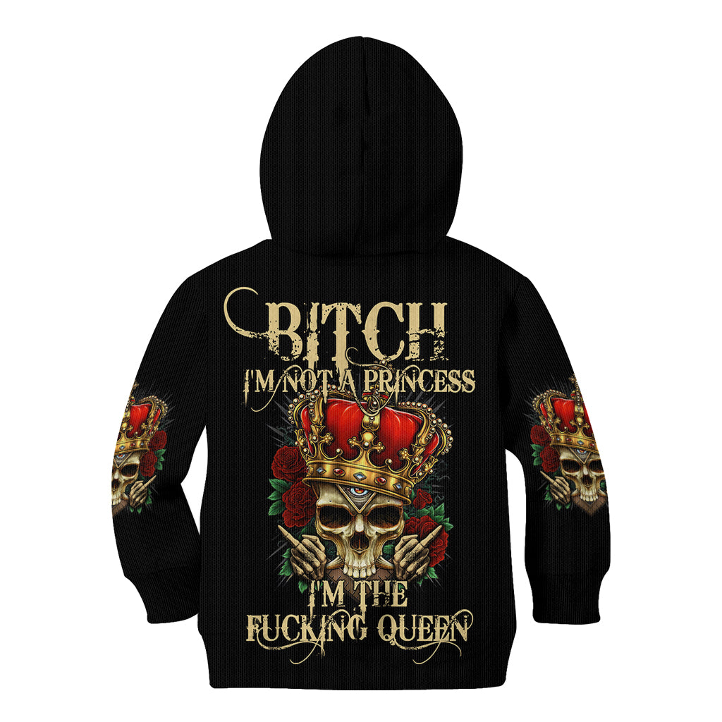 im-not-a-princess-im-the-fcking-queen-kid-hoodie