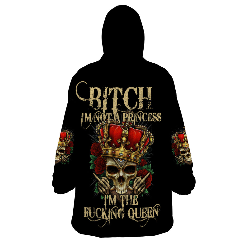 im-not-a-princess-im-the-fcking-queen-wearable-blanket-hoodie