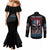 tread-carefully-muthafuka-couples-matching-mermaid-dress-and-long-sleeve-button-shirt