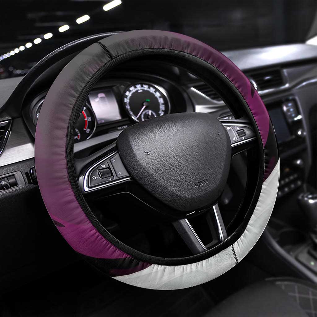 Mitsuri Kanroji Demon Slayer Manga Collage Steering Wheel Cover with Pink and Purple Love Hashira Aesthetic - The Mazicc
