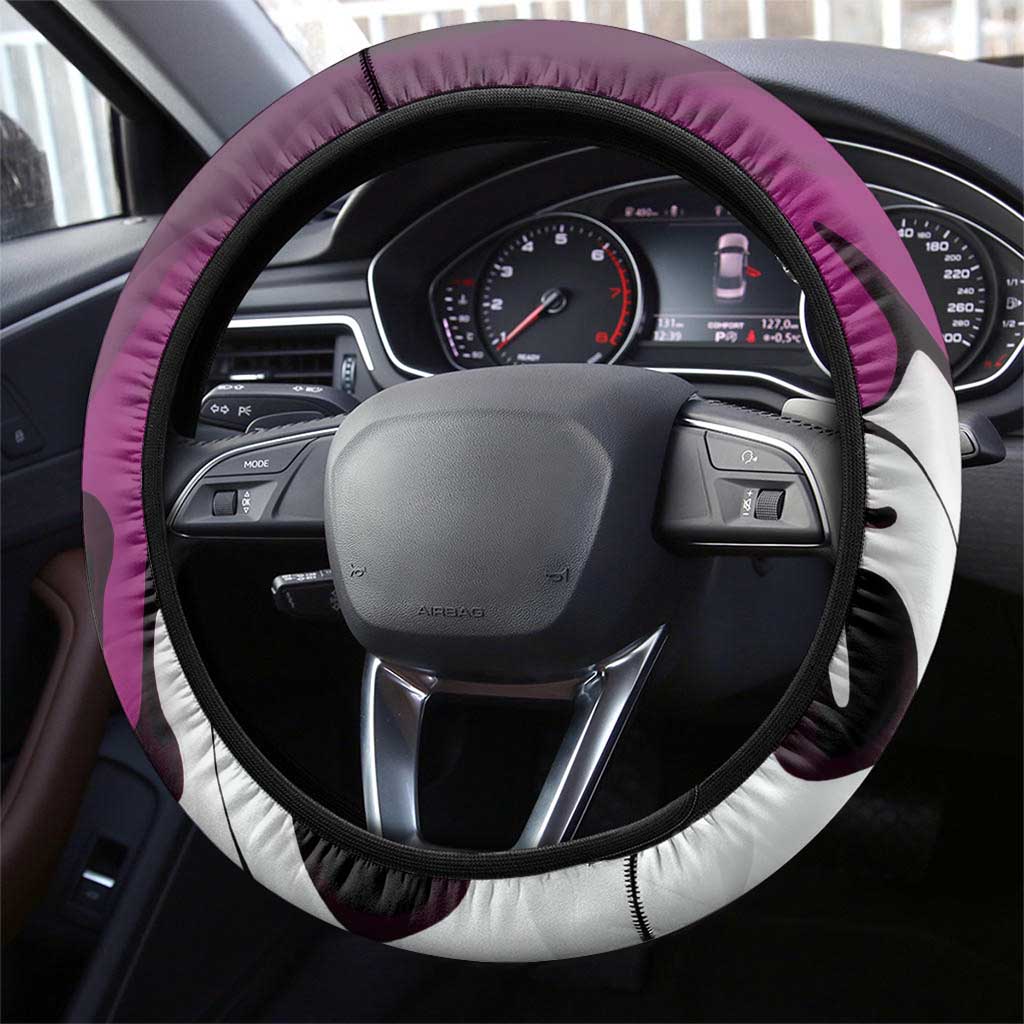 Mitsuri Kanroji Demon Slayer Manga Collage Steering Wheel Cover with Pink and Purple Love Hashira Aesthetic - The Mazicc