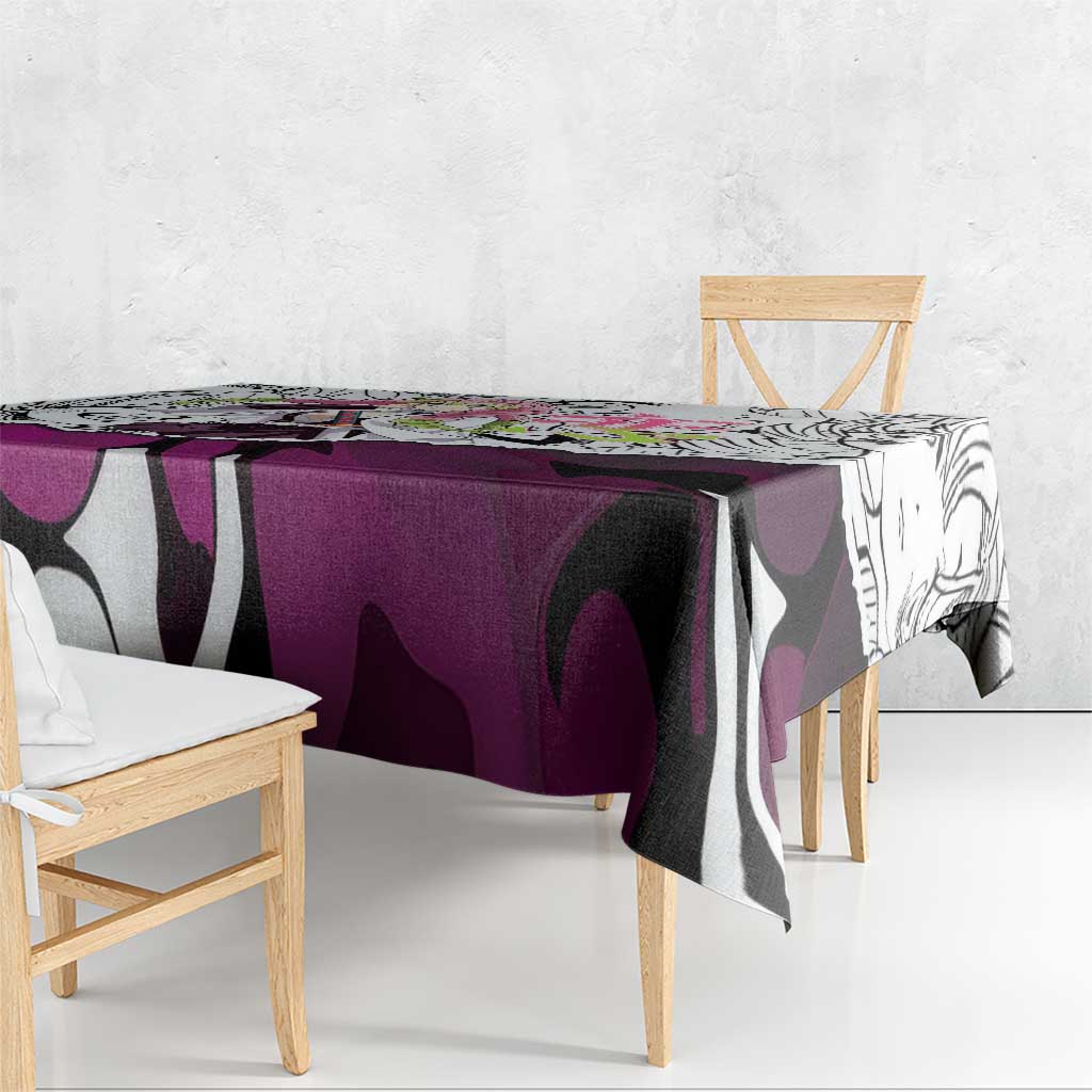 Mitsuri Kanroji Demon Slayer Manga Collage Tablecloth with Pink and Purple Love Hashira Aesthetic - The Mazicc