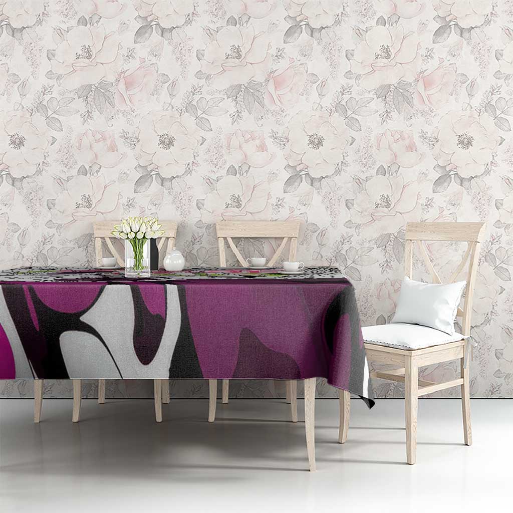 Mitsuri Kanroji Demon Slayer Manga Collage Tablecloth with Pink and Purple Love Hashira Aesthetic - The Mazicc