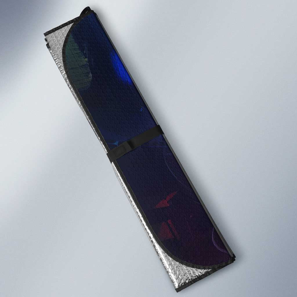 Touka Kirishima Tokyo Ghoul Auto Sun Shade Cyberpunk Neon Style with Crystal Wings Effect