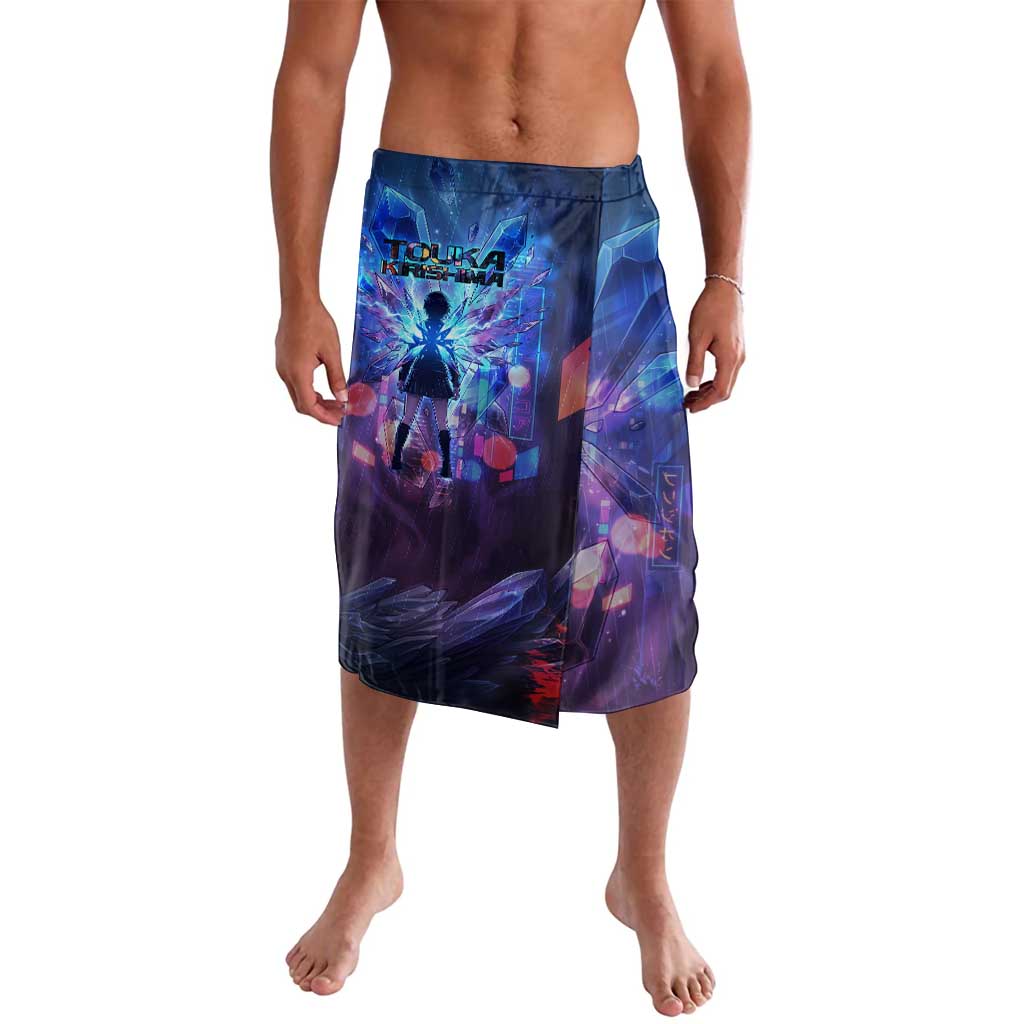 Touka Kirishima Tokyo Ghoul Lavalava Cyberpunk Neon Style with Crystal Wings Effect