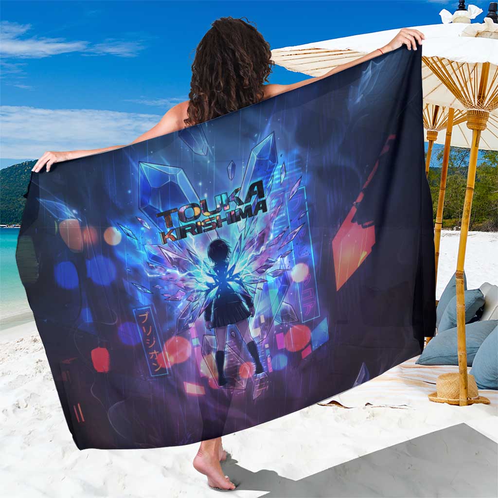 Touka Kirishima Tokyo Ghoul Sarong Cyberpunk Neon Style with Crystal Wings Effect