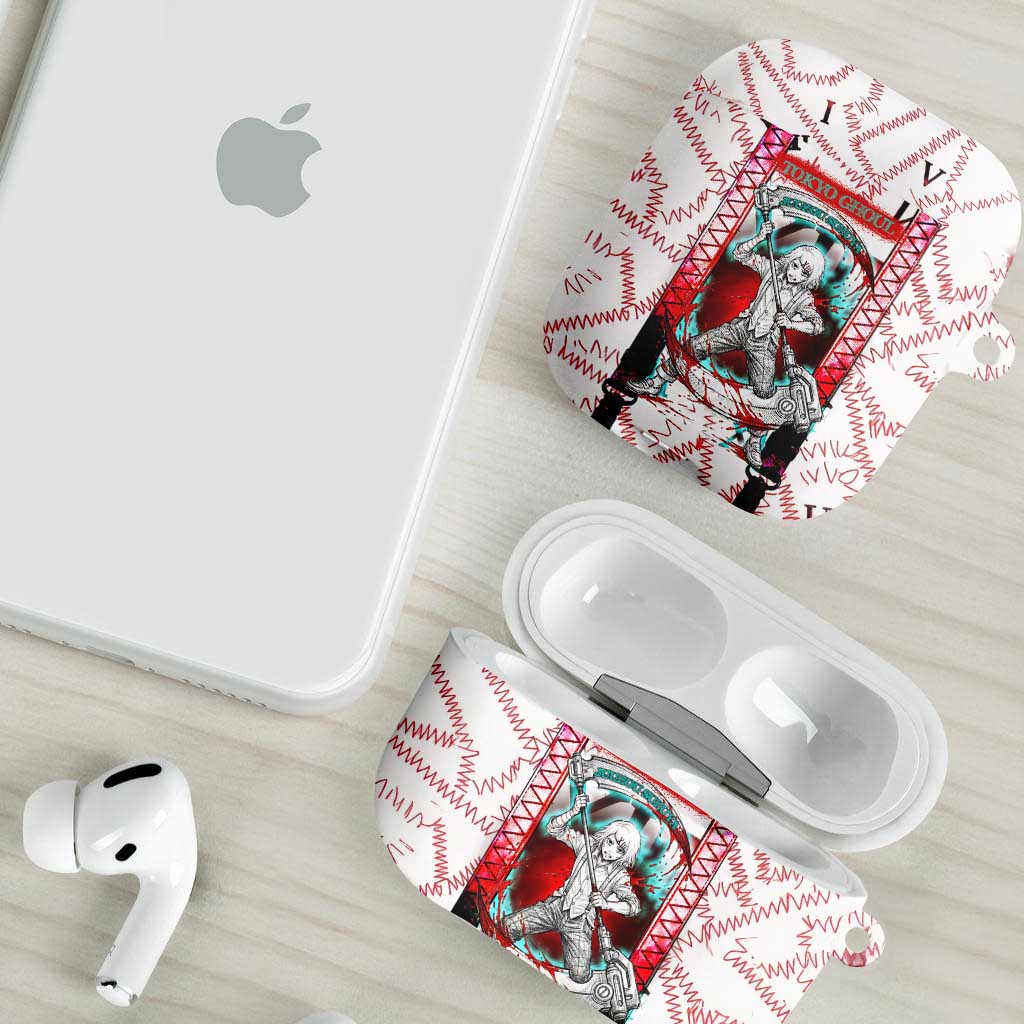 Juuzou Suzuya Tokyo Ghoul AirPods Case Grunge Anime Style with Roman Numeral Motif
