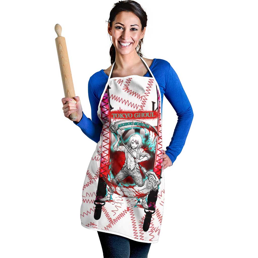 Juuzou Suzuya Tokyo Ghoul Apron Grunge Anime Style with Roman Numeral Motif
